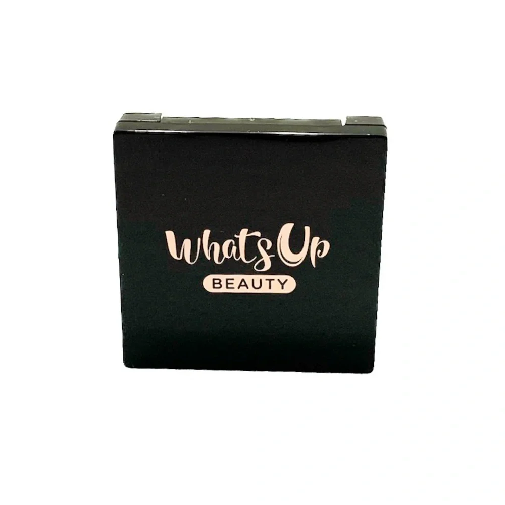 NEW Whats Up Beauty Lattetude Eyeshadow Duo Shimmer Matte Brown Gold
